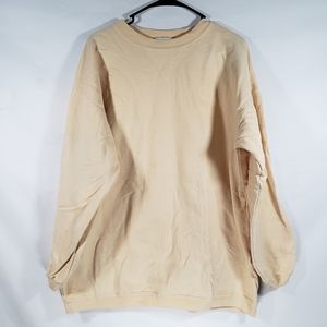 SK Collectibles Oversized Yellow Crewneck Sweatshirt XL